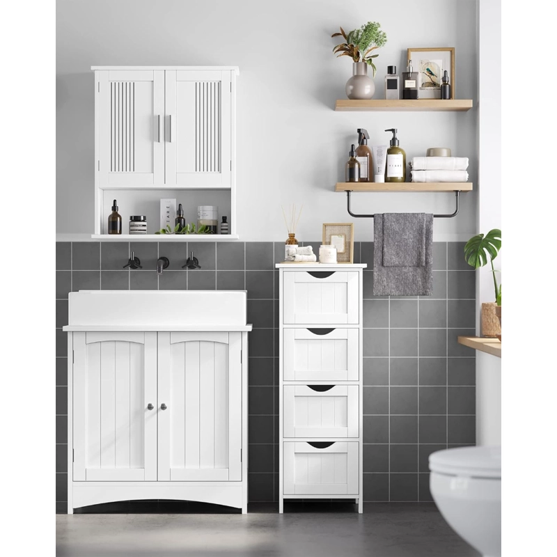 MUEBLE ORGANIZADOR SPACEZAT SALEM MULTIUSO 4 CAJONES BLANCO - 2