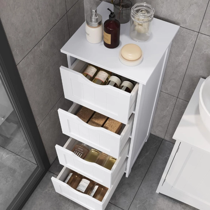 MUEBLE ORGANIZADOR SPACEZAT SALEM MULTIUSO 4 CAJONES BLANCO - 4