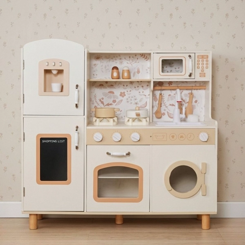 COCINA INFANTIL MADERA ESTILO VINTAGE FLORA - 2