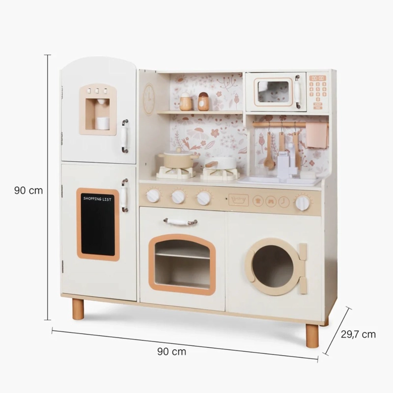 COCINA INFANTIL MADERA ESTILO VINTAGE FLORA - 5