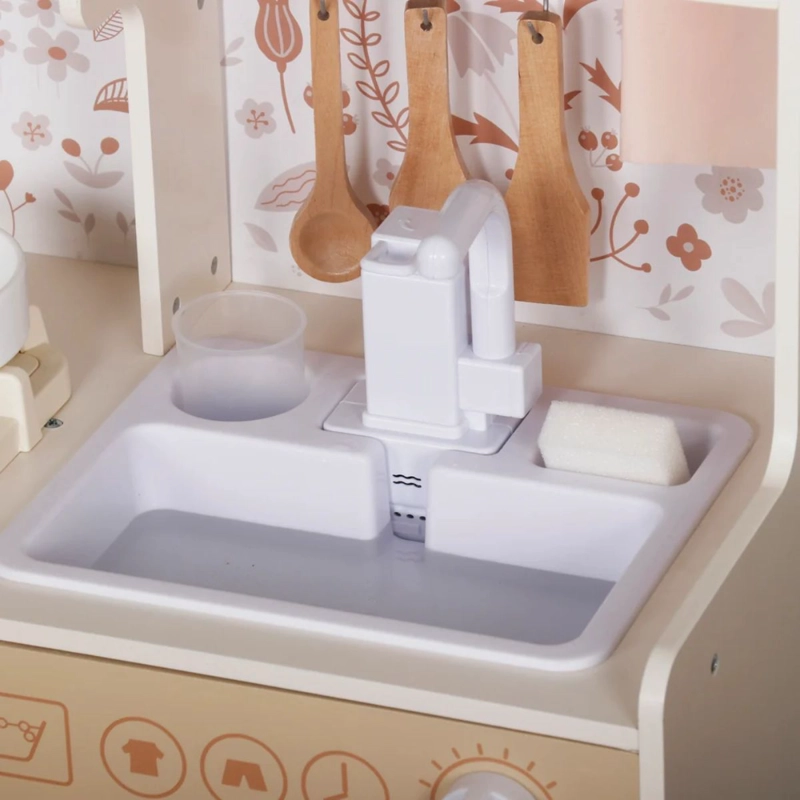 COCINA INFANTIL MADERA ESTILO VINTAGE FLORA - 6