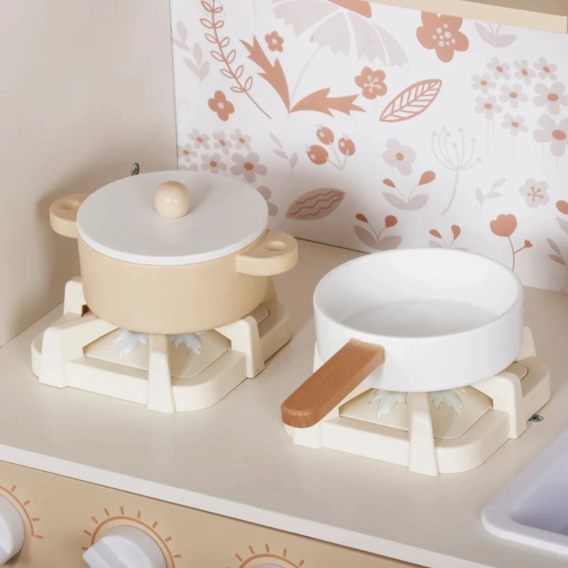 COCINA INFANTIL MADERA ESTILO VINTAGE FLORA - 7