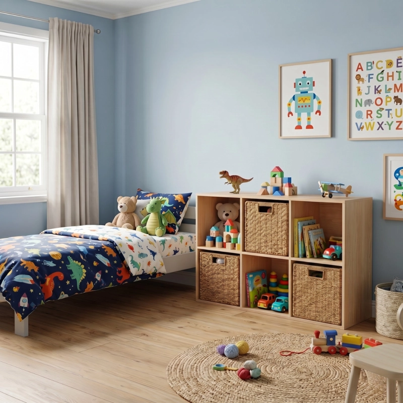 MUEBLE ORGANIZADOR CON CANASTOS SIENA - 2