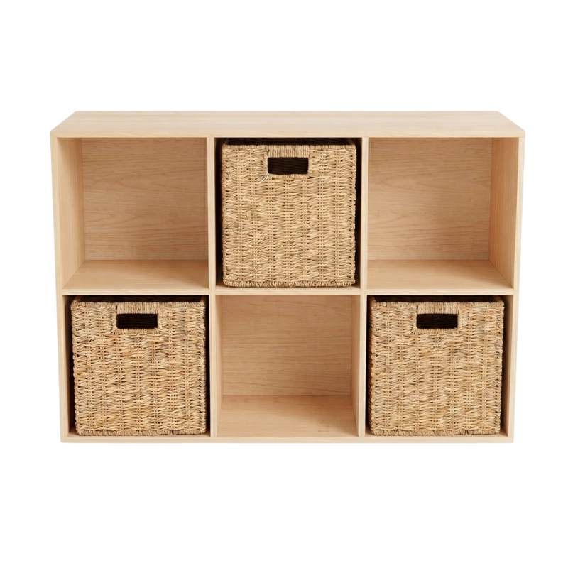 MUEBLE ORGANIZADOR CON CANASTOS SIENA - 8