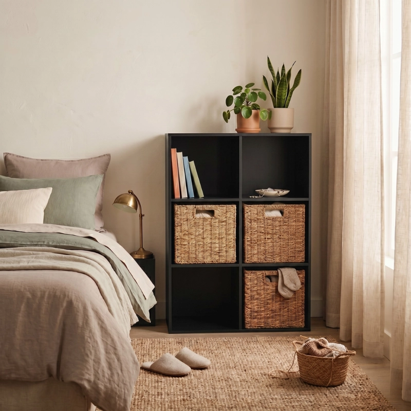 MUEBLE ORGANIZADOR CON CANASTOS TREIA - 3