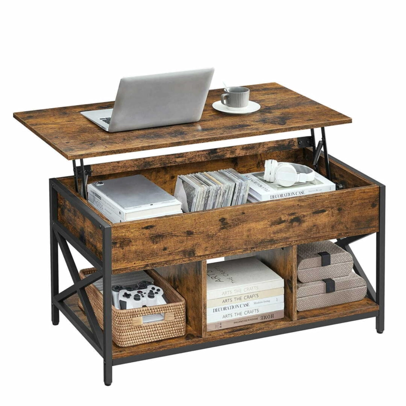 MESA DE CENTRO RECTANGULAR ELEVABLE BODEN - 2