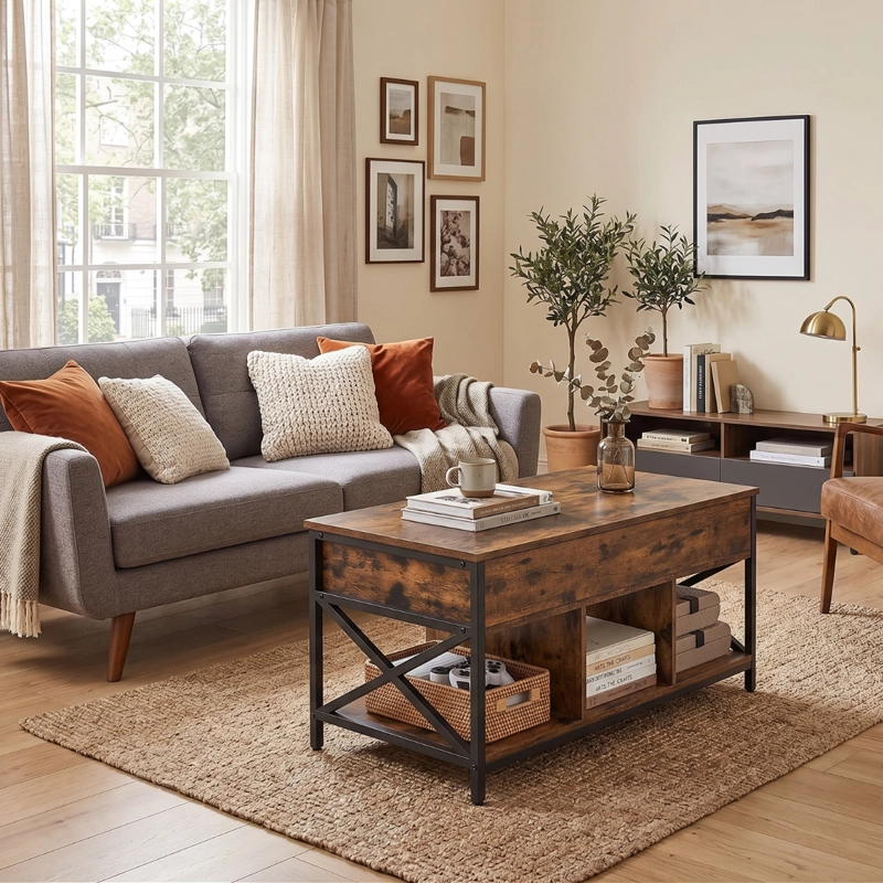 MESA DE CENTRO RECTANGULAR ELEVABLE BODEN - 3