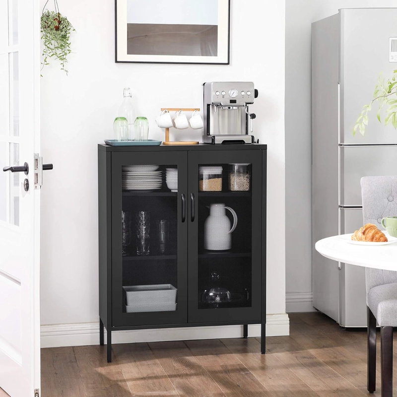 BUFFET APARADOR NEGRO METALICO VISRUP - 7