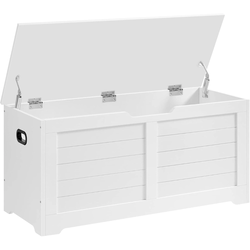 BANQUETA BAUL ALMACENAJE BLANCO SAFFLE - 1