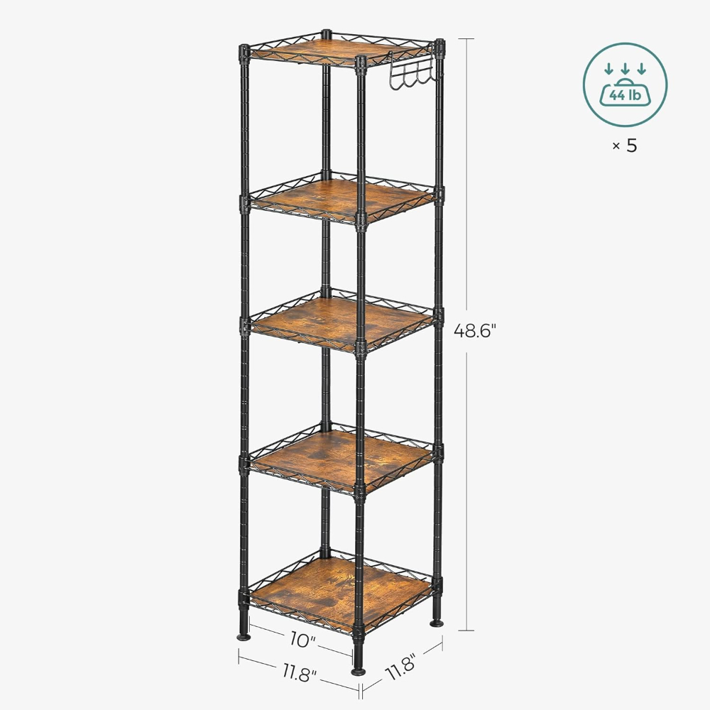 ESTANTERIA ORGANIZADOR BAÑO COCIÑA AJUSTABLE 5 NIVELES TABY - 3