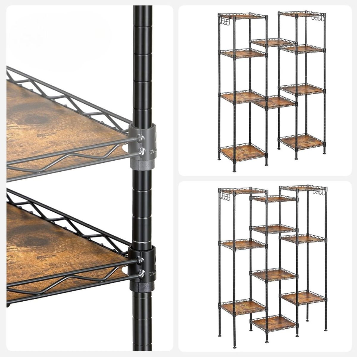 ESTANTERIA ORGANIZADOR BAÑO COCIÑA AJUSTABLE 5 NIVELES TABY - 5