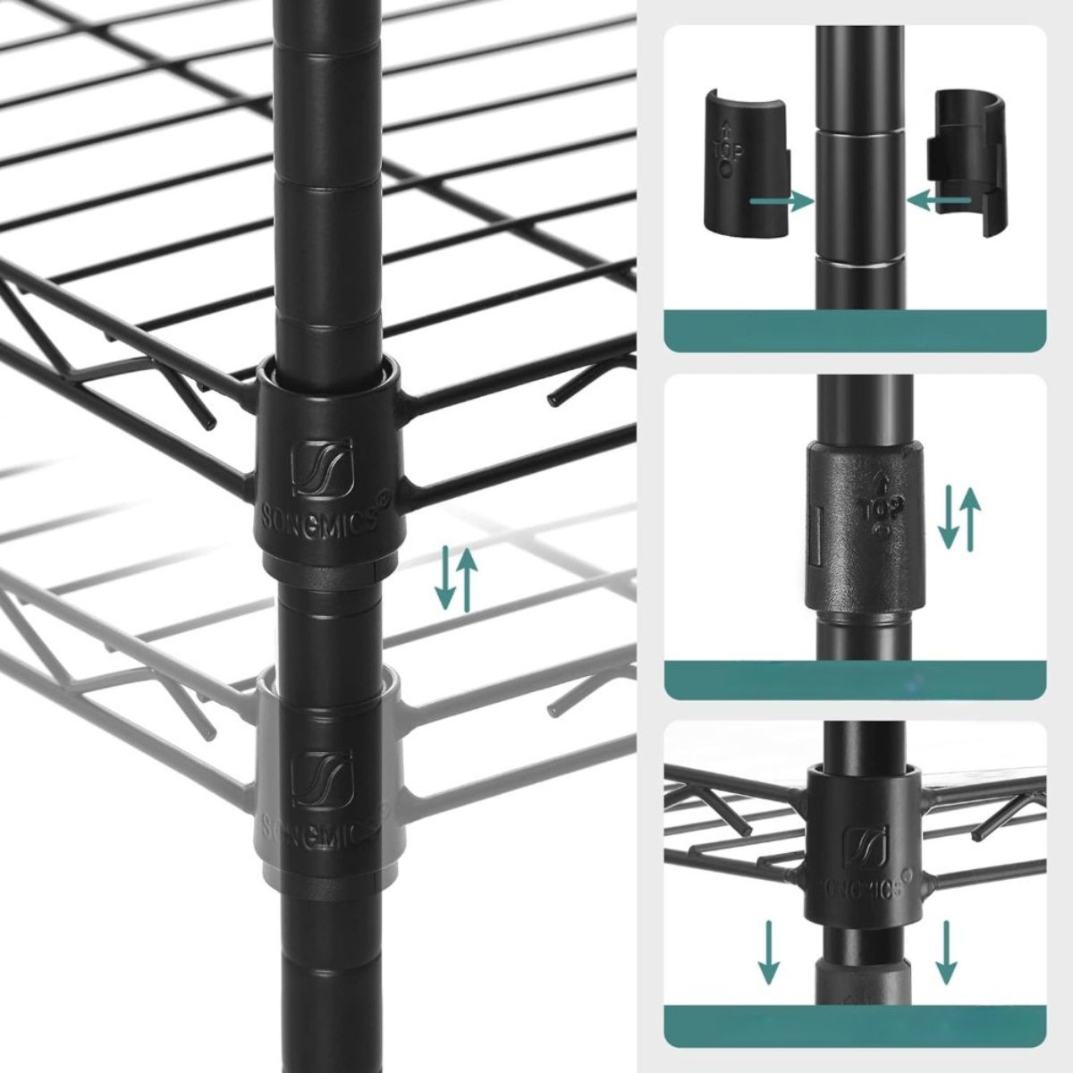 ESTANTERIA ORGANIZADOR BAÑO COCIÑA AJUSTABLE 5 NIVELES TABY - 8
