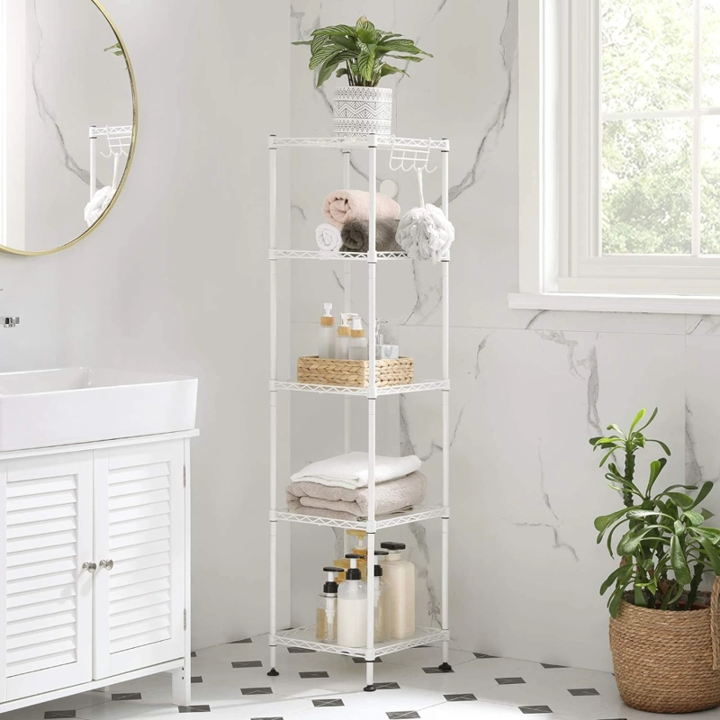 ESTANTERIA ORGANIZADOR BLANCO AJUSTABLE 5 NIVELES DUNKER - 7