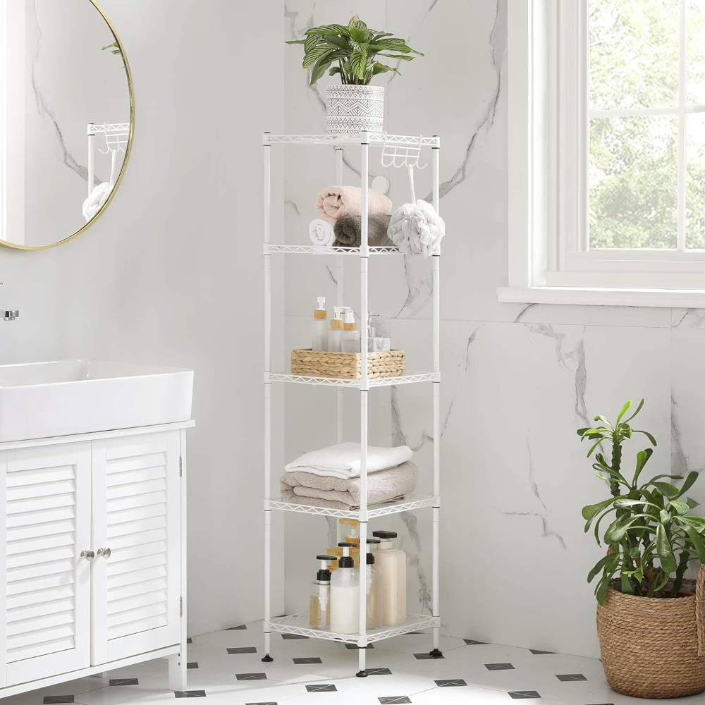 ESTANTERIA ORGANIZADOR BLANCO AJUSTABLE 5 NIVELES DUNKER - 7