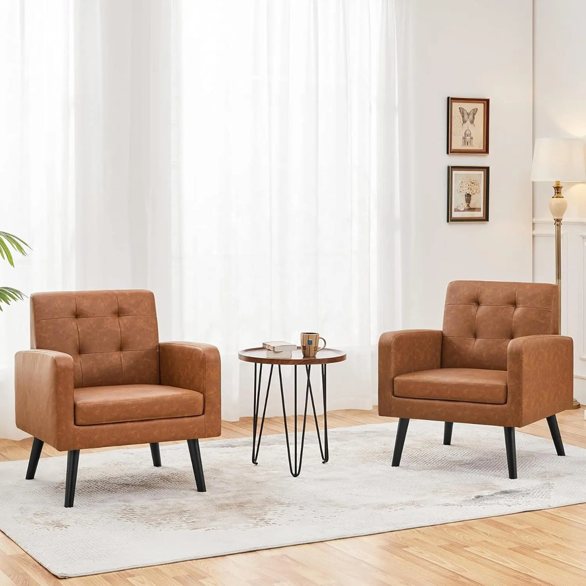 POLTRONA ECO CUERO CAFE TIMRA - 6
