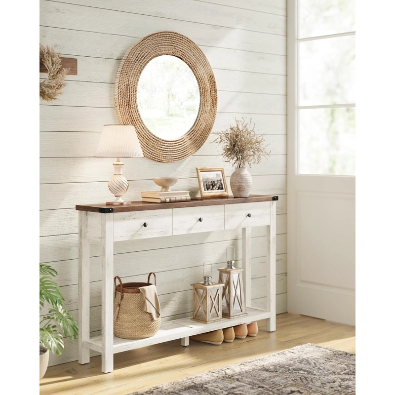MUEBLE RECIBIDO ARRIMO CON CAJONERA RUSTICO CADIZ - 7