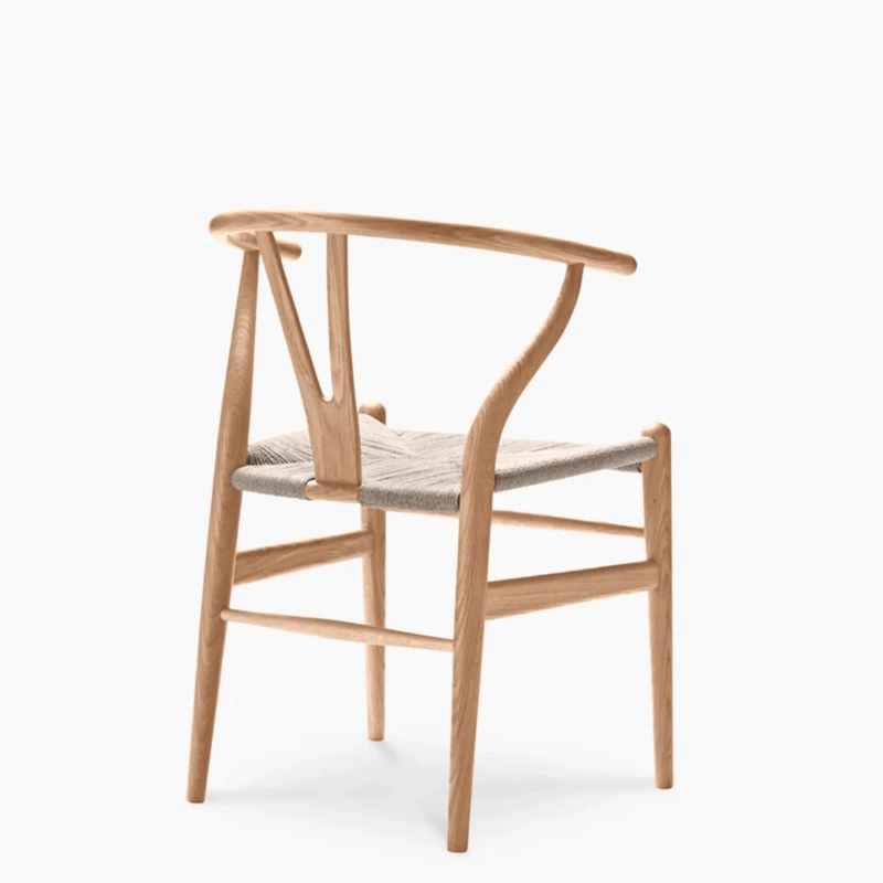 SET DE 2 SILLAS WISHBONE METAL Y CUERDA - 6