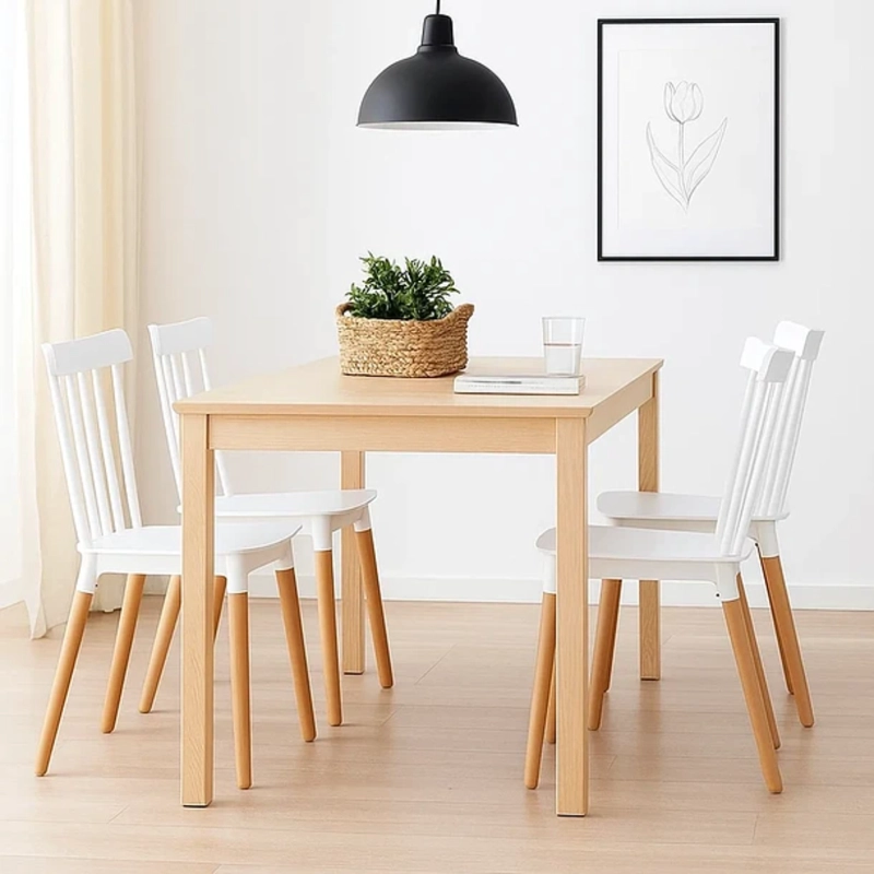 PACK DE 4 SILLAS WINDSOR BLANCA - 5