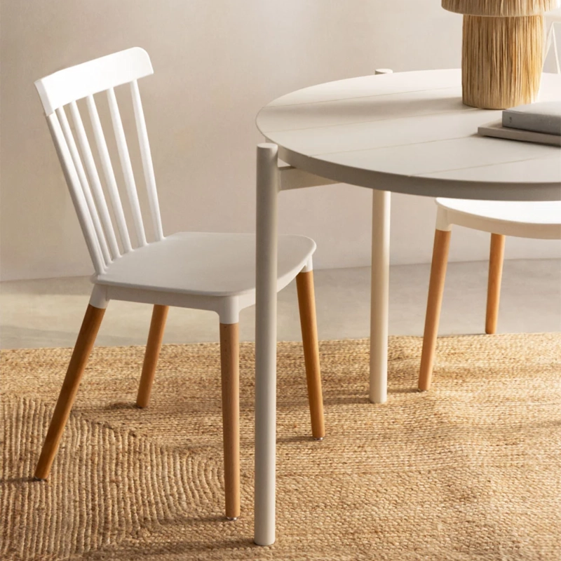 PACK DE 4 SILLAS WINDSOR BLANCA - 6