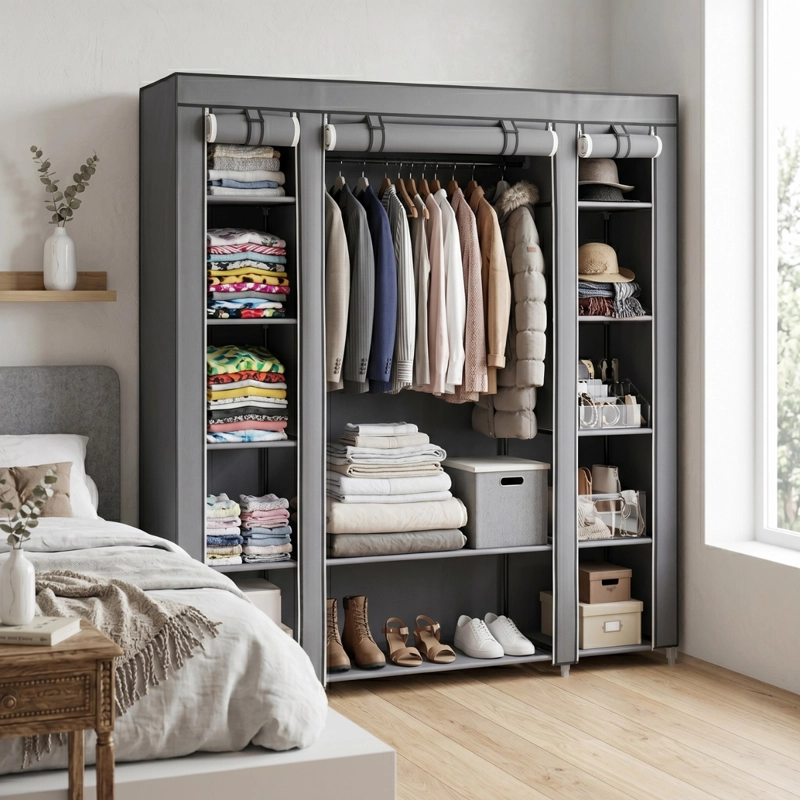 ARMARIO ORGANIZADOR DE TELA PARA CLOSET SVARTIK - 2