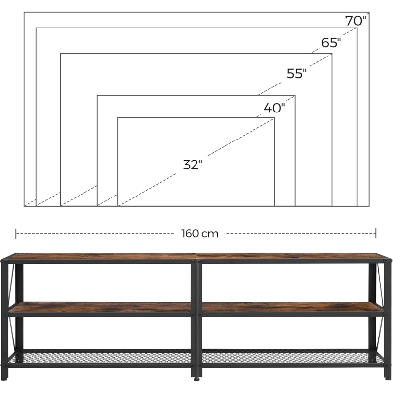 RACK TV HULSIG 160 CM - 7