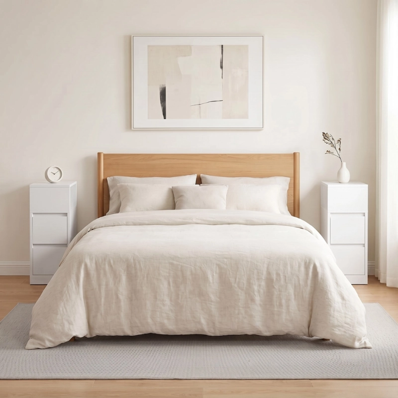 SET DE 2 VELADORES BLANCOS LANGNES - 3