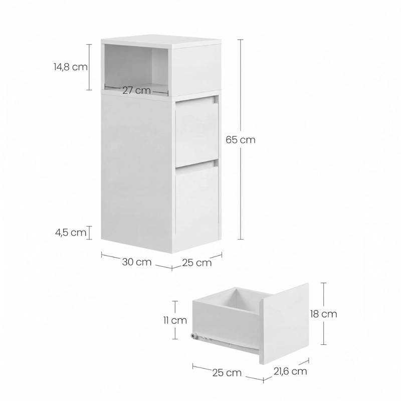 SET DE 2 VELADORES BLANCOS LANGNES - 5