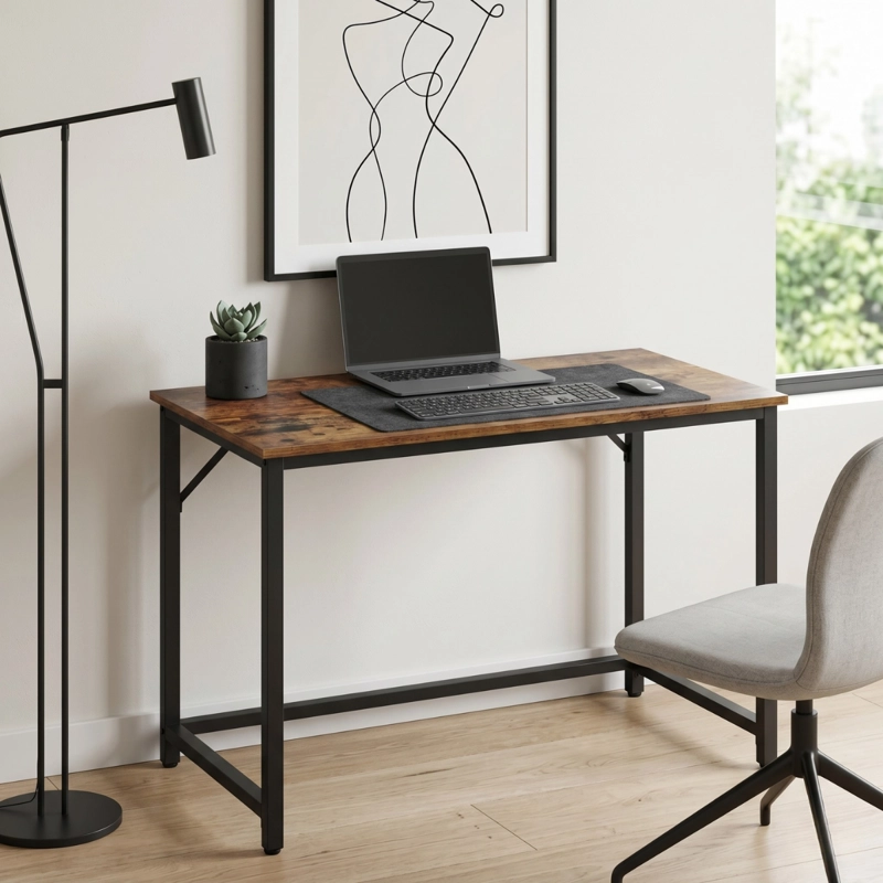 ESCRITORIO CLASICO 100X50X76 CM HASVIK - 4