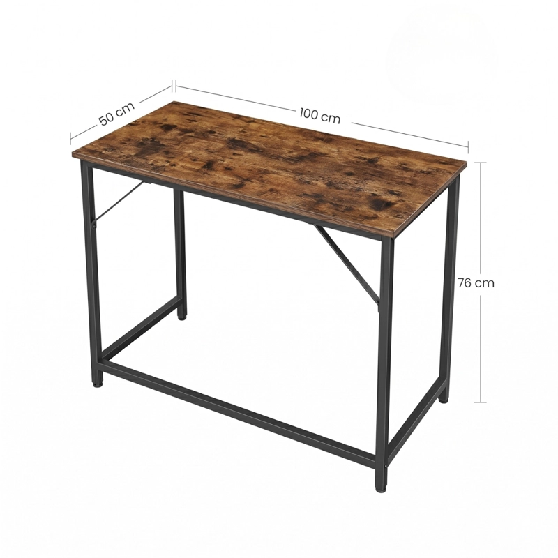 ESCRITORIO CLASICO 100X50X76 CM HASVIK - 5