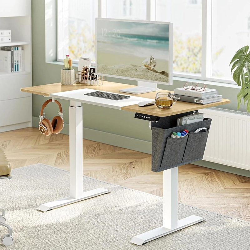 ESCRITORIO ELE CTRICO ALTURA AJUSTABLE BLANCO 120X60CM SURNU - 3