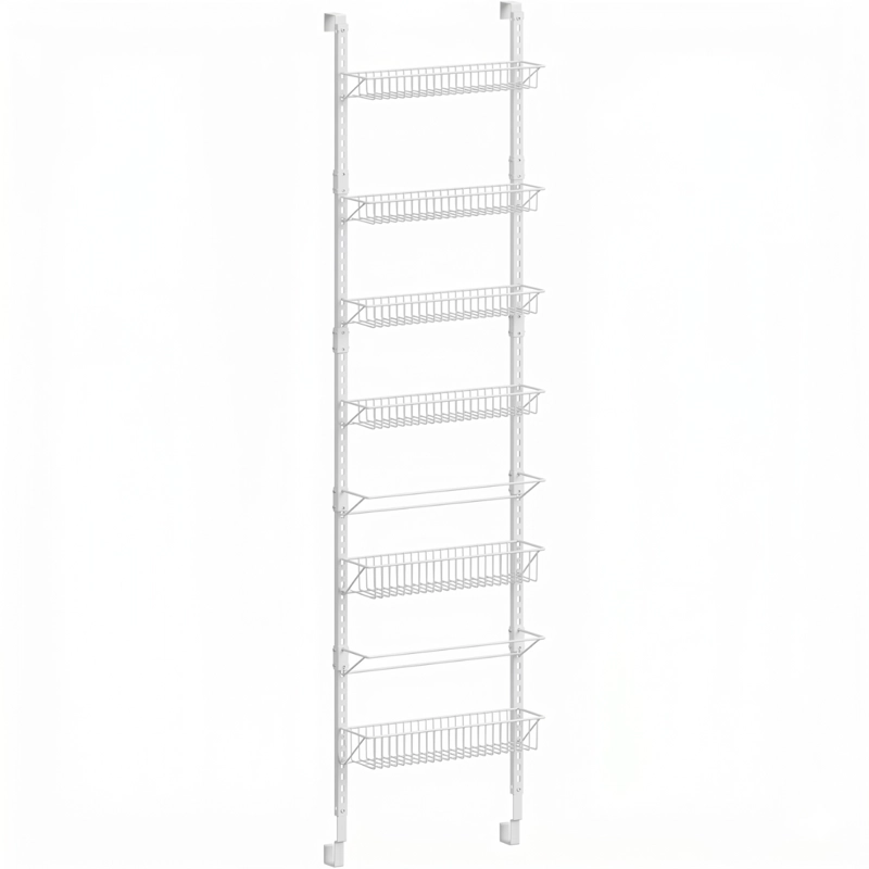 ORGANIZADOR COCINA AJUSTABLE PUERTA 6 NIVELES BLANCO HOFORS - 1