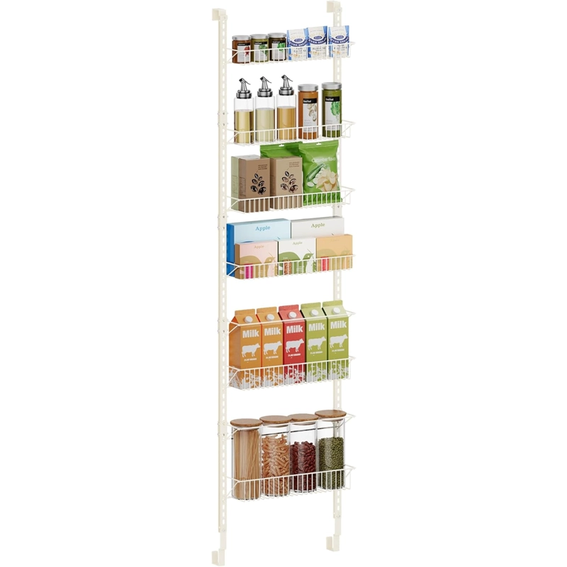 ORGANIZADOR COCINA AJUSTABLE PUERTA 6 NIVELES BLANCO HOFORS - 2