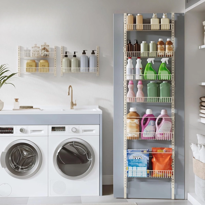 ORGANIZADOR COCINA AJUSTABLE PUERTA 6 NIVELES BLANCO HOFORS - 4