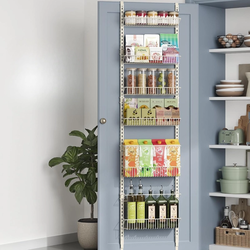 ORGANIZADOR COCINA AJUSTABLE PUERTA 6 NIVELES BLANCO HOFORS - 5