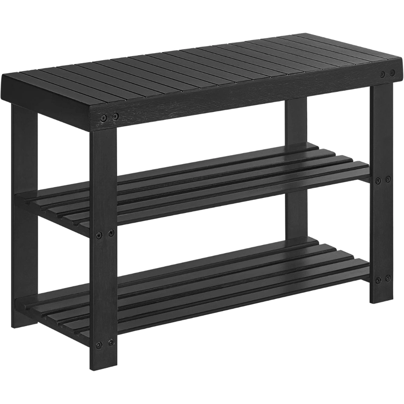 BANQUETA ZAPATERO BAMBU NEGRO OLSTED - 1