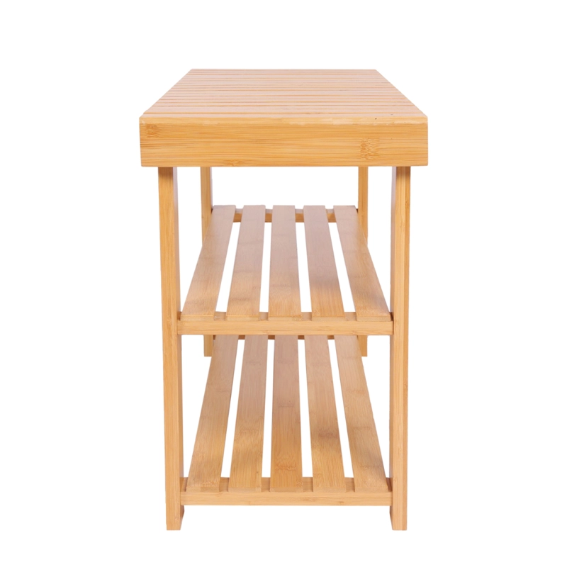 BANQUETA ZAPATERO BAMBU MADERA 70X28X45CM SOHOLM - 6