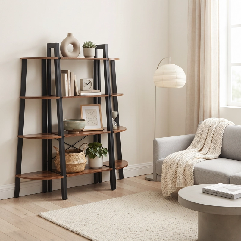 MUEBLE ESTANTE ESQUINERO FEROE ESTILO INDUSTRIAL - 3