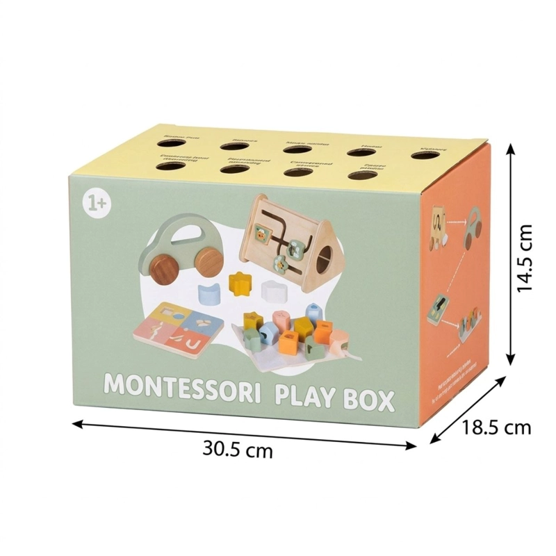 SET DE JUGUETES DIDACTIVOS DE MADERA MONTESSORI - 7