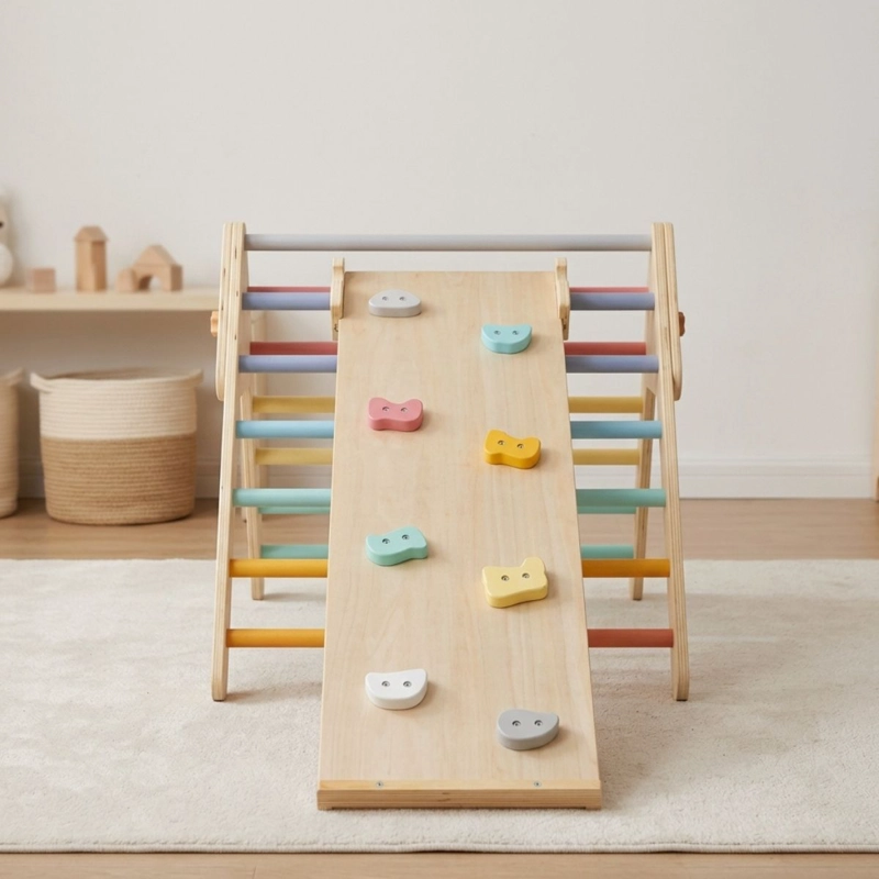 SET TRIANGULO PIKLER CON RAMPA 2 PIEZAS JUGUETE MONTESSORI - 3