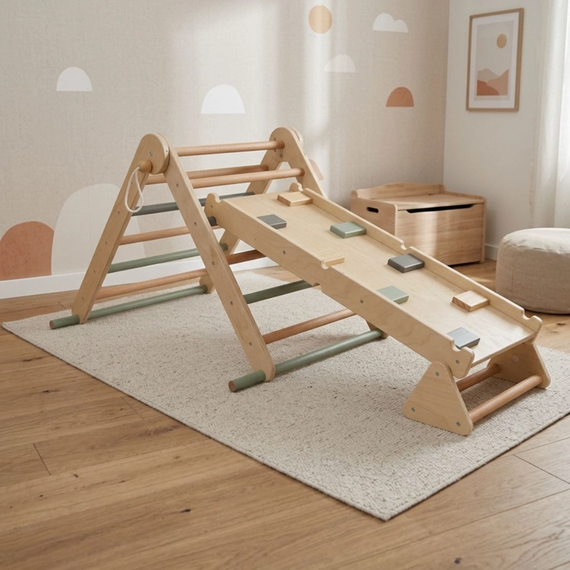 SET TRIANGULO PIKLER CON RAMPA 3 PIEZAS JUGUETE MONTESSORI - 2