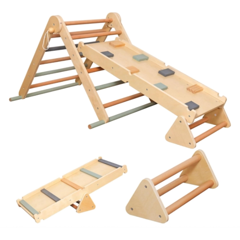 SET TRIANGULO PIKLER CON RAMPA 3 PIEZAS JUGUETE MONTESSORI - 5