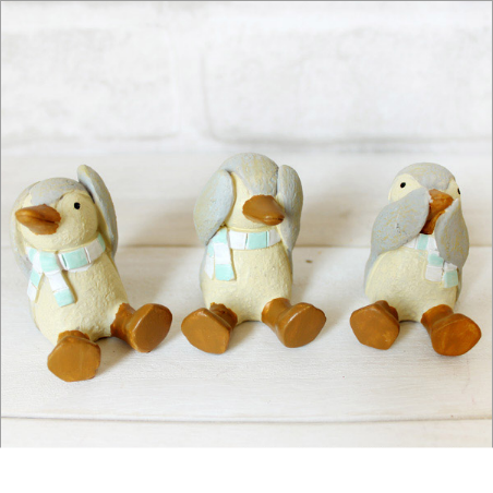 TRIO DE PATOS NO VEO NO ESCUCHO NO HABLO