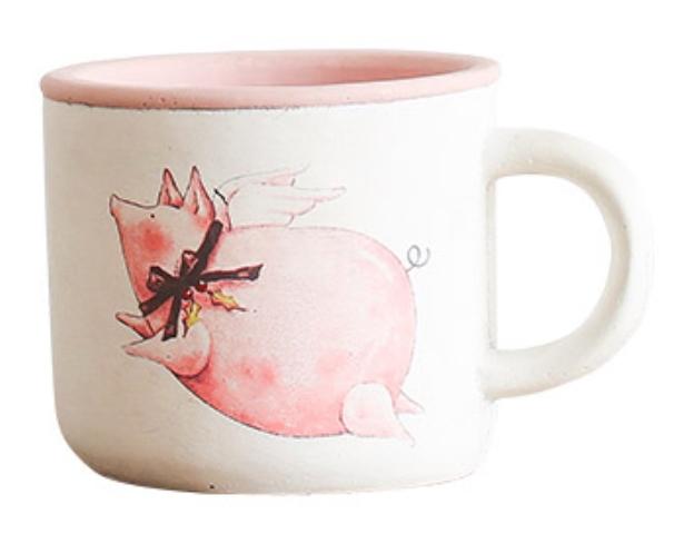 TAZA CHANCHO PINK