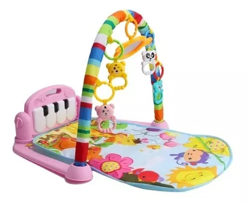 Alfombra Musical De Piano Para Bebés - 9 Teclas, 19 Canciones Y 10 Sonidos De Animales - 110x43 Cm - Antideslizante - Regalo Para Niños De 1 Año