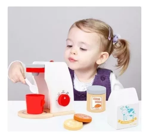 SET DE 3 JUEGOS MICROONDAS TOSTADOR CAFETERA DE MADERA - 2