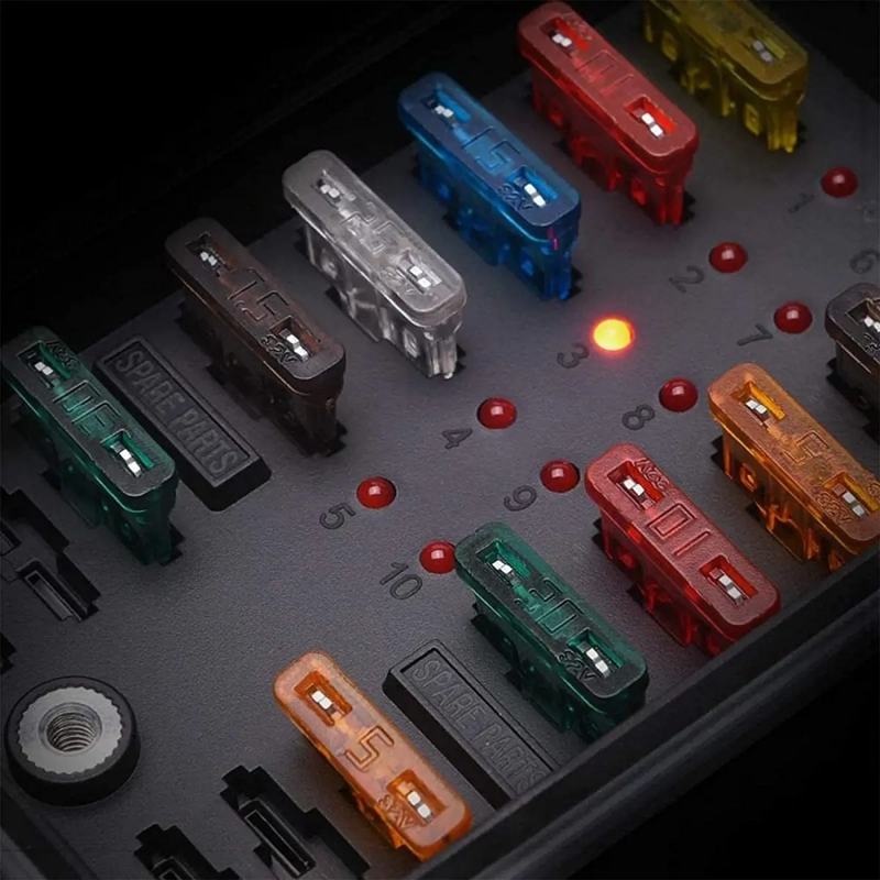 KIT 300PCS FUSIBLES COCHE AUTOMOTRIZ CON CAJA AUTO + PINZA - 4
