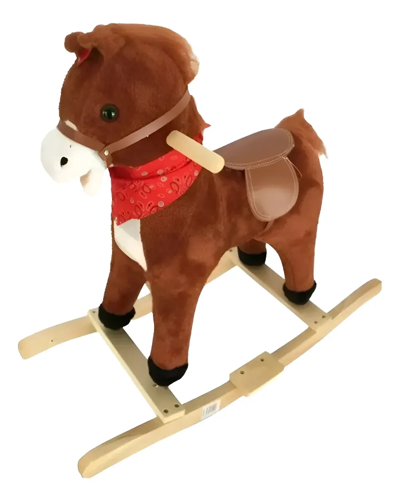 CABALLO BALANCIN MECEDOR PARA NIÑOS CON SONIDO CABALLITO INFANTIL CAFE - 2
