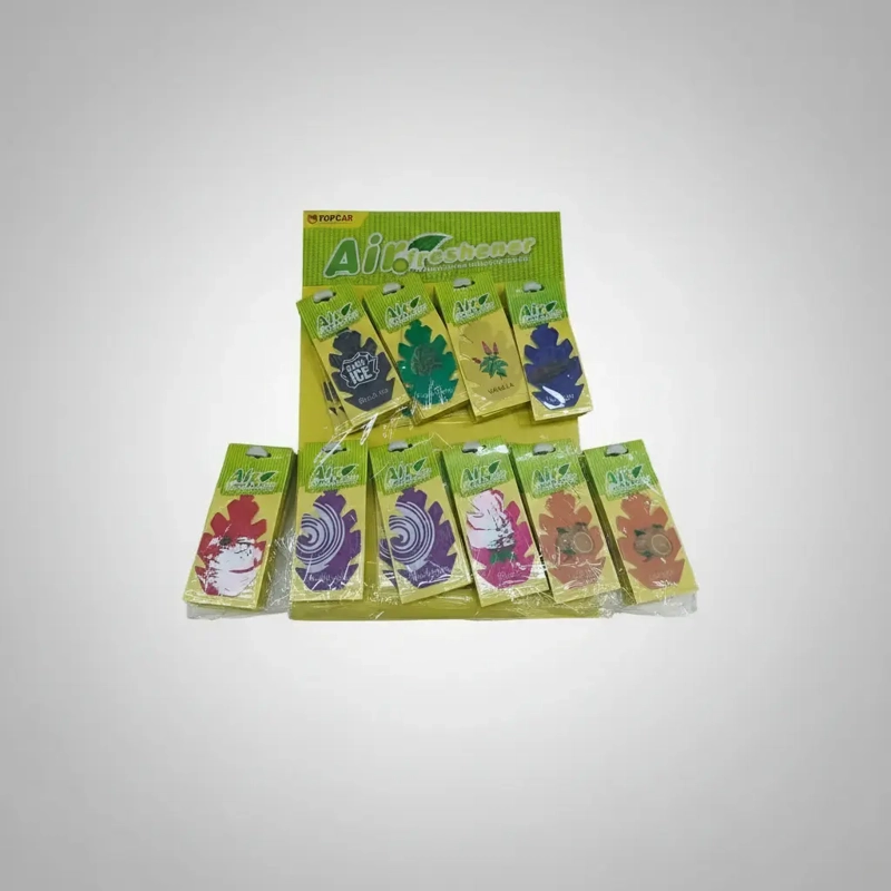 PACK 80 AMBIENTADORES PARA AUTO PINO AROMATICO AROMAS SURTIDOS - 5