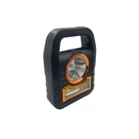 LAMPARA LINTERNA LED SOLAR LINTERNA RECARGABLE USB CON MANIJA Y AUTONOMIA - 3