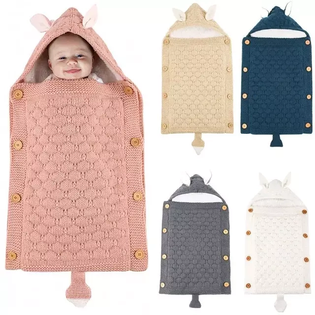 SACO MANTA ENVOLTURA DE DORMIR PARA BEBE SAQUITO DE INVIERNO - 4